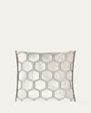 Designers Guild Manipur Azure Pillow In White