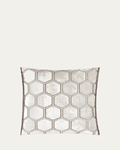 Designers Guild Manipur Azure Pillow In White
