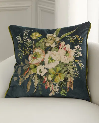 Designers Guild Margaretta Velours Decorative Pillow, 22" Square In Multi
