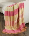 Designers Guild Murazzi Peony Throw Blanket In Peony