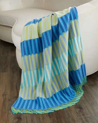 Designers Guild Murazzi Porcelain Throw Blanket In Multi