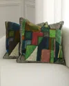Designers Guild Raku Patchwork Decorative Pillow, 20" Square