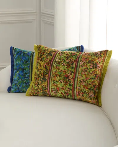 Designers Guild Sanzai Decorative Pillow, 18" X 24" In Cobalt