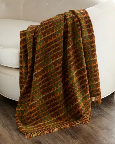 Designers Guild Talbot Merino Wool Throw, 55" X 73" In Sienna