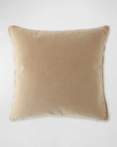 Designers Guild Varese Linen And Chalk Pillow In Brown