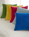 Designers Guild Velluto Pillow In Blue