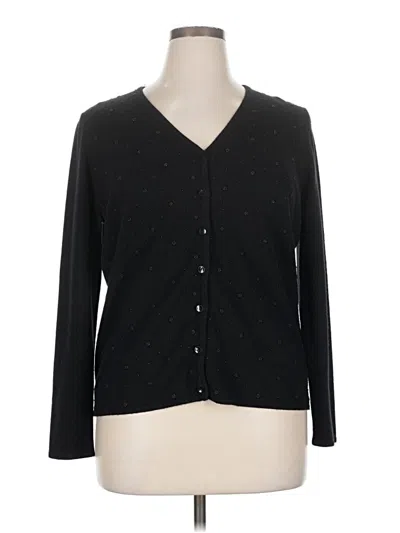 Pre-owned Designers Originals Cardigan Sweater In Black