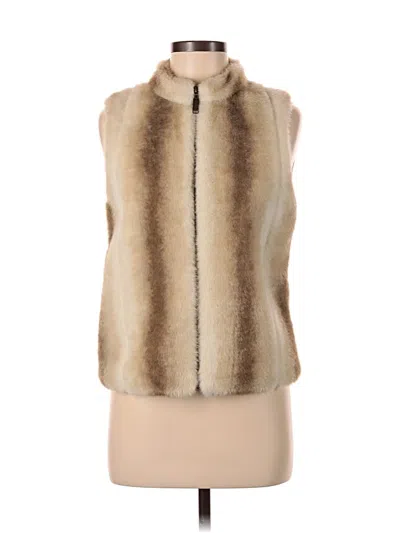 Pre-owned Designers Originals Faux Fur Vest In White