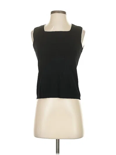 Pre-owned Designers Originals Sleeveless Top Black Scoop Neck Tops