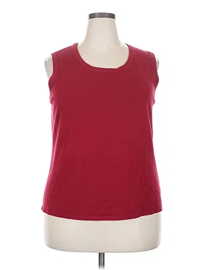 Pre-owned Designers Originals Sweater Vest In Red