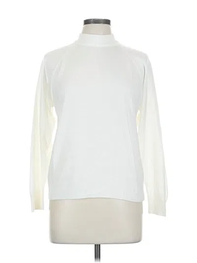 Pre-owned Designers Originals Turtleneck Sweater In White
