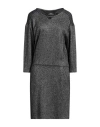 Designers Remix Woman Mini Dress Black Size Xs Viscose, Wool, Polyester, Acrylic In Black