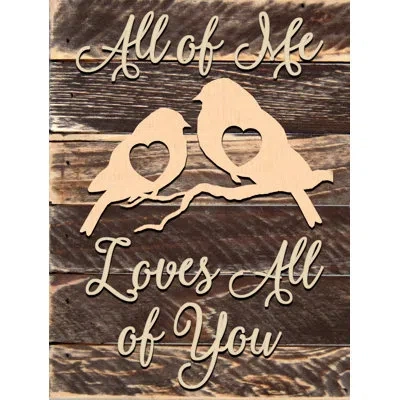 Designocracy All Of Me Birds Wall Décor In Brown;beige