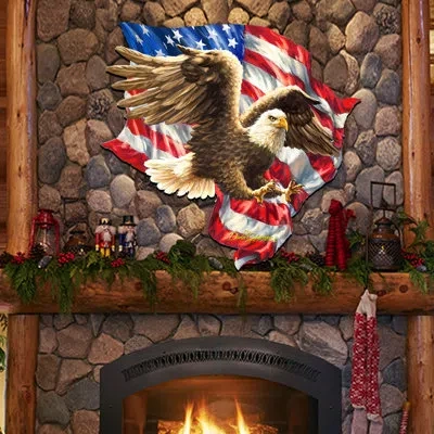 Designocracy American Liberty Eagle Wall And Door Hanger