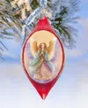 Designocracy Angel Drop Christmas Mercury Glass Ornaments G. Debrekht In Multi Color