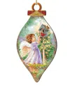 Designocracy Angels Are Near Holiday Ornament In Multi
