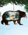 Designocracy Bear Holiday Ornaments, Set Of 2 In Multi Color