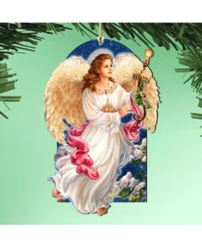 Designocracy By Dona Gelsinger Angel Of The Light Home And Outdoor Decor, Set Of 2 In Multi