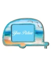 Designocracy Camper Coastal Picture Frame Ornament, Set Of 2 In Multi