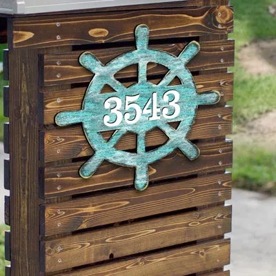 Designocracy Captain Wheel Wall Mount