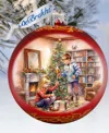 Designocracy Cherished Moments Lg Mercury Christmas Glass Collectible Ornaments G. Debrekht In Multi Color