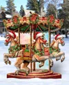 Designocracy Christmas Carousel 32" Christmas Outdoor Yard Decor G. Debrekht In Multi Color