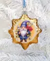 Designocracy Christmas Gnome Keepsake Holiday Mercury Glass Ornaments G. Debrekht In Multi Color