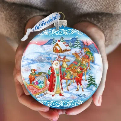 Designocracy Christmas Is Coming Holiday Shaped Ornament