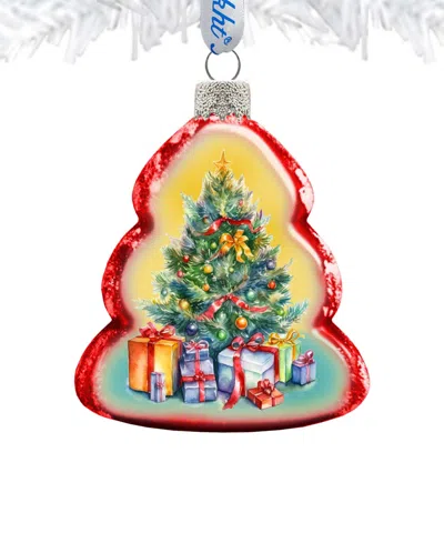 Designocracy Christmas Tree Keepsake Mercury Glass Christmas Ornaments G. Debrekht In Multi Color