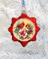 Designocracy Christmas Wreath Keepsake Holiday Mercury Glass Ornaments G. Debrekht In Multi Color
