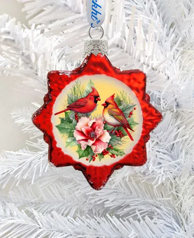 Designocracy Christmas Wreath Keepsake Holiday Mercury Glass Ornaments G. Debrekht In Multi Color