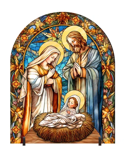 Designocracy Classic Nativity Outdoor Garden Decor In Multi