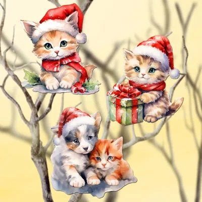 Designocracy Clip-on Ornaments Collection  Holiday Shaped Ornament