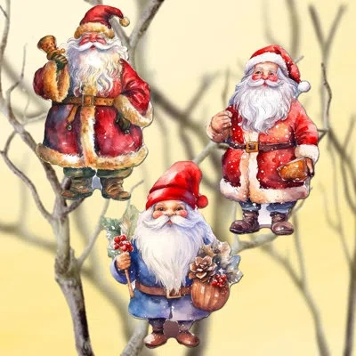 Designocracy Clip-on Ornaments Collection  Holiday Shaped Ornament