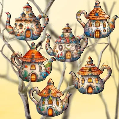 Designocracy Clip-on Ornaments Collection  Holiday Shaped Ornament