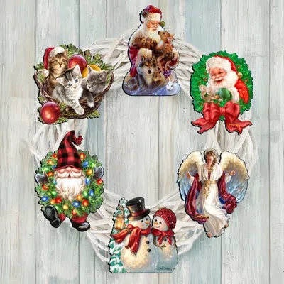 Designocracy Clip-on Ornaments Collection  Holiday Shaped Ornament