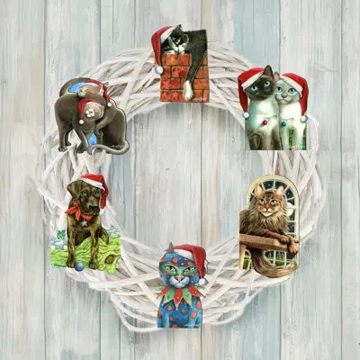 Designocracy Clip-on Ornaments Collection  Holiday Shaped Ornament