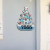 Designocracy Coastal Tree Wall Mount