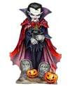Designocracy Dracula Door Hanger In Multi
