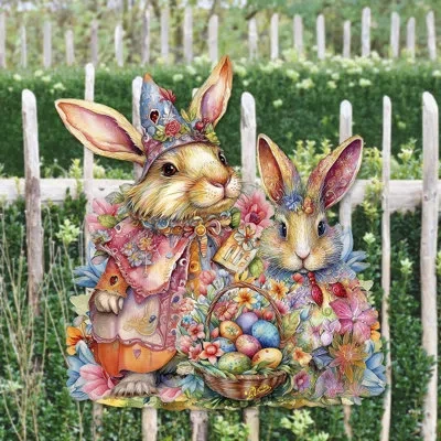 Designocracy Easter Sweet Couple In Red
