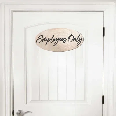 Designocracy Employees Only Sign In Brown