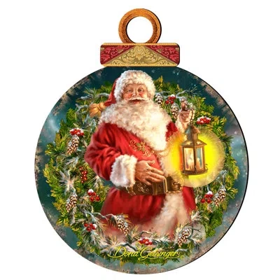Designocracy Enchanted Christmas Wooden Holiday Shaped Ornament