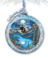 Designocracy Flying Eagle Mercury Glass Christmas Ornaments G. Debrekht In Multi Color