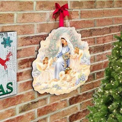 Designocracy Gift Of Faith Angel Wall And Door Hanger