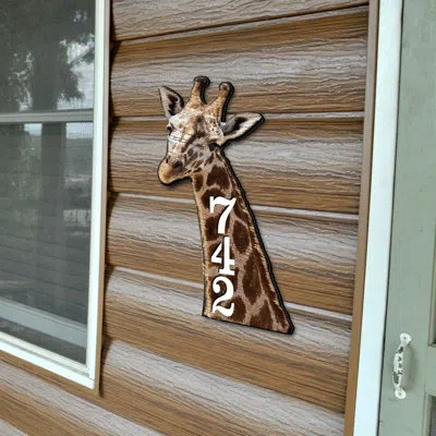 Designocracy Giraffe Wall Mount