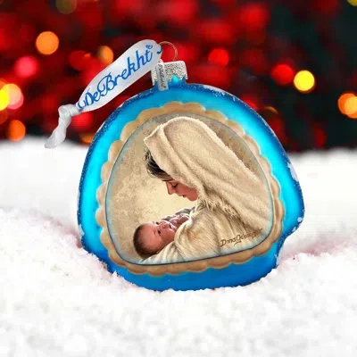Designocracy Glass Ornament  Holiday Shaped Ornament In Multicolor