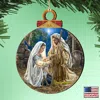 Designocracy Glory To God Wood Ornaments Set Of 2 Dona Gelsinger Inspirational