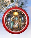 Designocracy Guiding Light Nativity Scene Ball Mercury Christmas Glass Ornaments G. Debrekht In Multi Color