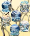 Designocracy Holiday Wooden Clip-on Ornaments Northern Wonders Set Of 6 G. Debrekht In Multi Color