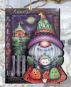 Designocracy Holiday Wooden Ornaments Boo Halloween Gnome Home Decor J. Mills-price In Multi Color